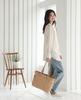 Verita.jp F9t 2-Way Tote Bag [Judy] Shoulder Bag with Multiple Storage Capacity, A4 Size, for Commuting and School (Beige)