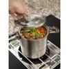 304 Stainless Steel Outdoor Camping Cookware Full Set - Portable 3L Hanging & Cooking Pots for Picnic Travel