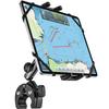 Dosvsi Boat Tablet Mount, Metal Arm, Marine Tablet Holder, iPad Clip, Pole Rod, Handlebar