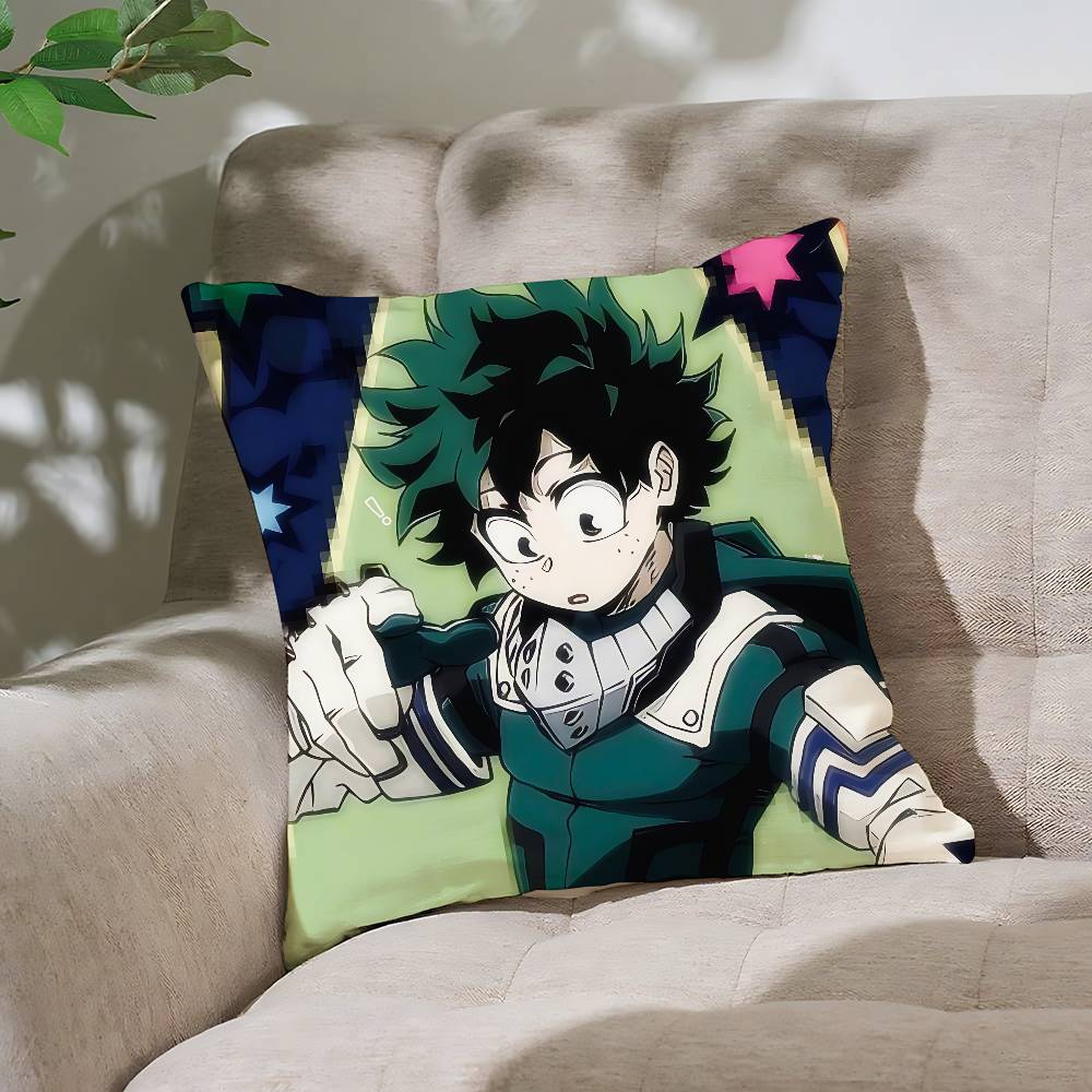 Anime Cute Iizuku MidoriyaS Customizable Square Pillowcases Stylish And Soft Perfect For Beds Cars And Sofas