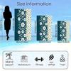 Vintage and exquisite flowers polyester microfiber beach towel is highly absorbent, suitable for swimming and beach outings