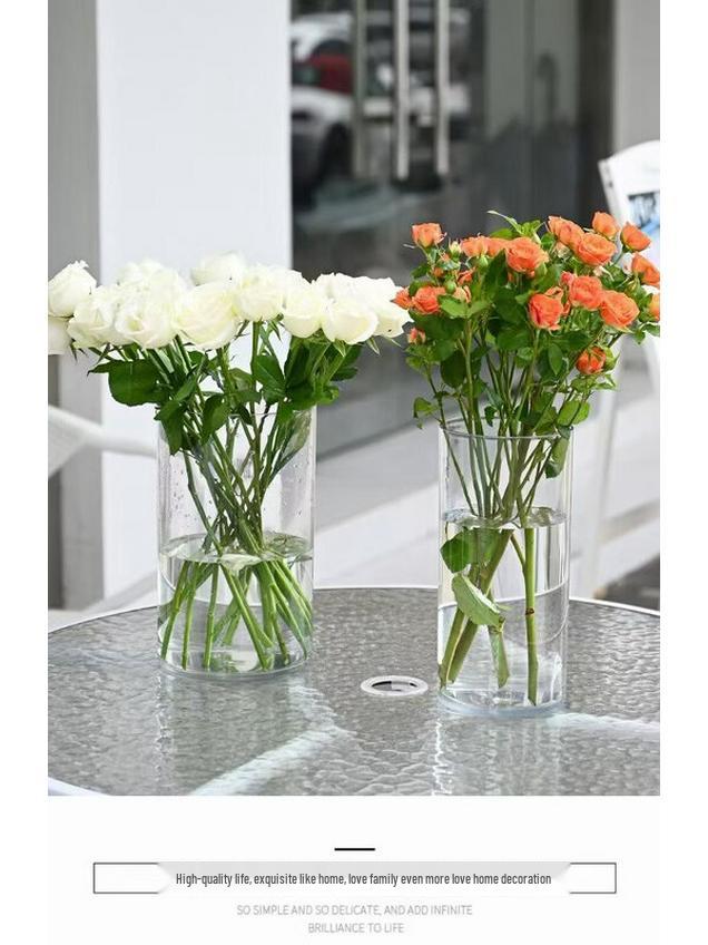 ZISIZ Clear Acrylic Floral Conditioning Bucket