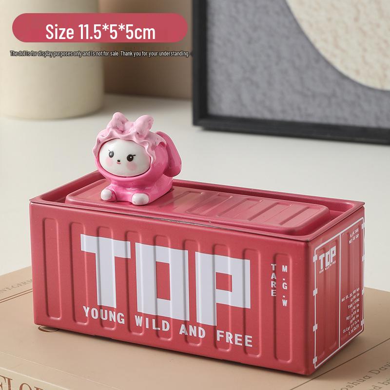 

Mini Industrial Tin Storage Box - Scene Props & Ornaments