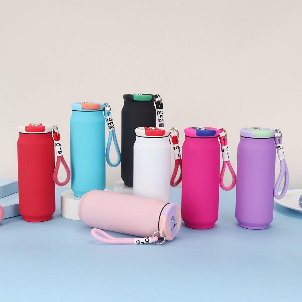 Wide Mouth Thermal Water Bottle 500ML Vacuum Flask Gift Sport Thermos Cup  Outdoor Activities