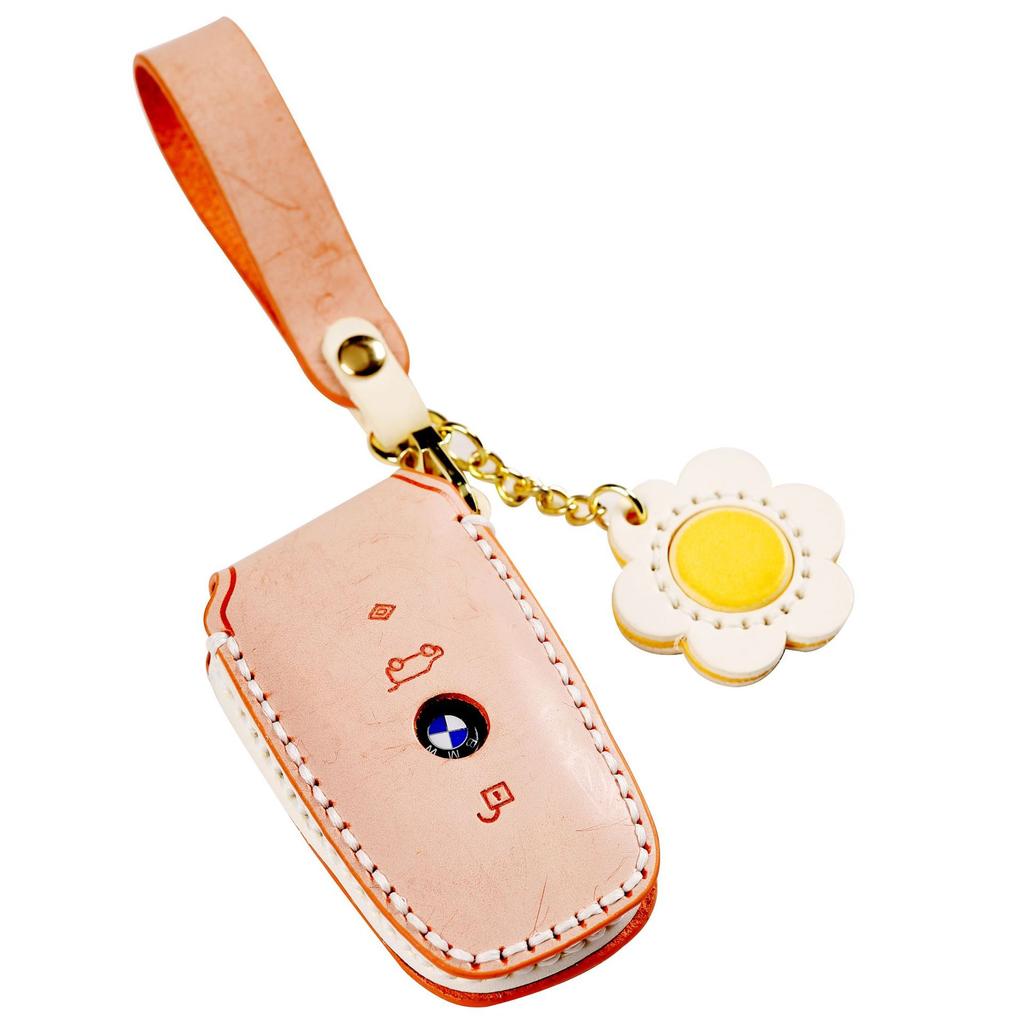 Applicable to BMW key cover 5 series 530 square 320li old 7 series x1 car x3x4 bag 118i protective case buckle