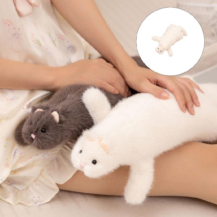 Realistic Ferret Plush Dolls Animal Large Ferret Toy Furry Stuffed Toy Cuddle Toy for Birthday Christmas Gifts
