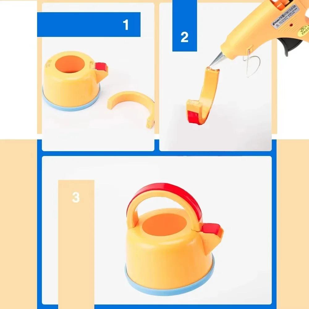 Hot Melt Glue Gun, Multi-color Versatile Glue Gun, Glue Rod DIY Manual High-temperature Hot Melt Gun