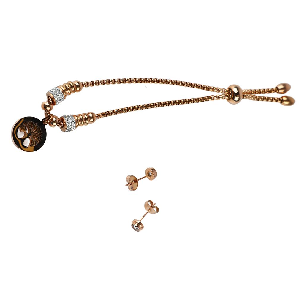 Life Tree Bracelet Rose Golden Women Delicate Jewelry Family Tree Bracelet for Men Women