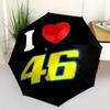 Legendy Vr46 Kompaktní Cestovní Automatický Deštník Skládací Deštník s 8 Žebry Skládací Design Nezbytnost na Cesty Módní Doplněk