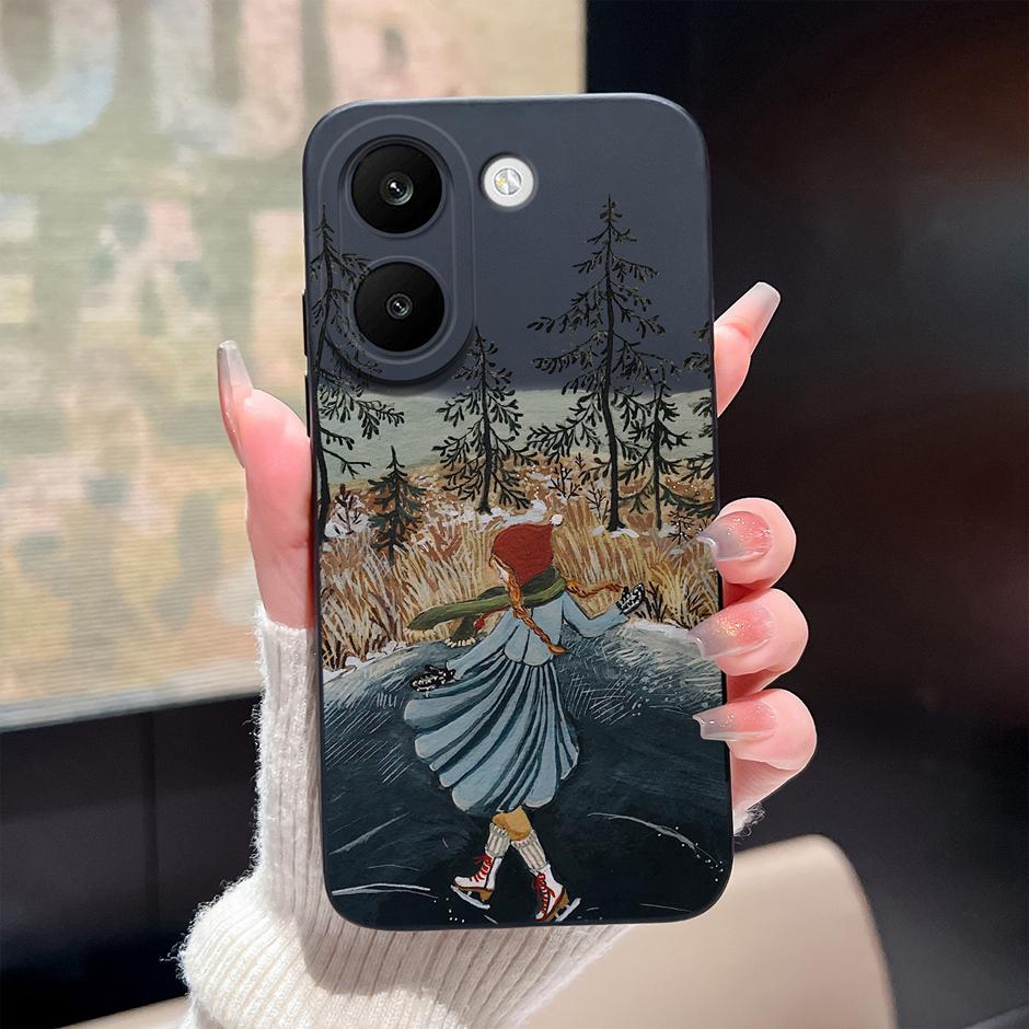 

Cases For Xiaomi Poco X8 Pro Max Little Owl Rose Fall Prevention Trendy Anti-drop Bumper For Xiaomi PocoX8ProMax Coque Funda Xiaomi Poco X8ProMax