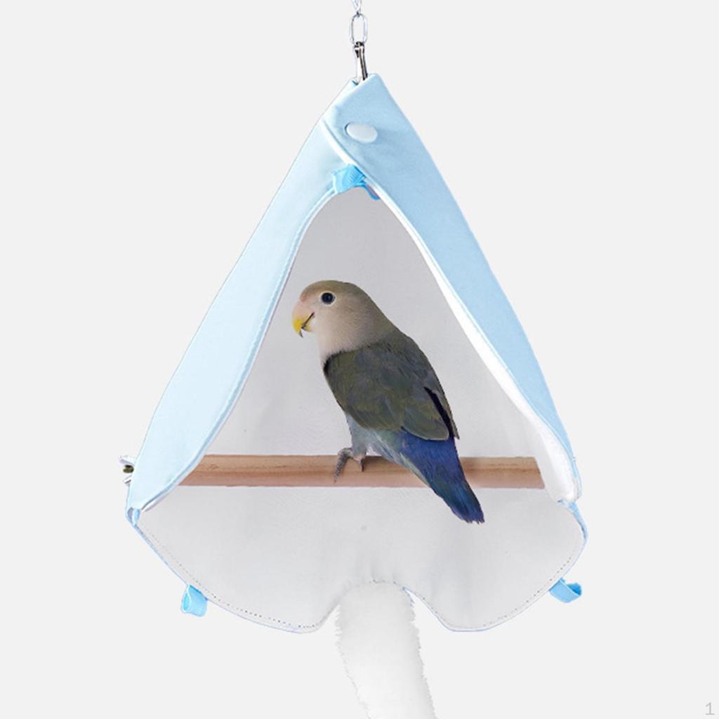 Bird Hanging Hammock Perch Stand Hideaway Nest Bed Tent for Guinea Pig Parakeet