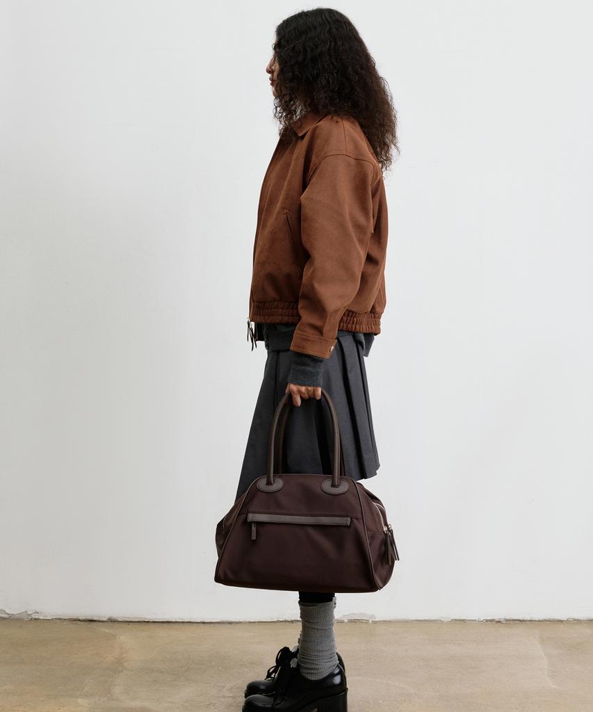 Christine Project Two Zipper Bag Nylon Original(Choco Syrup)
