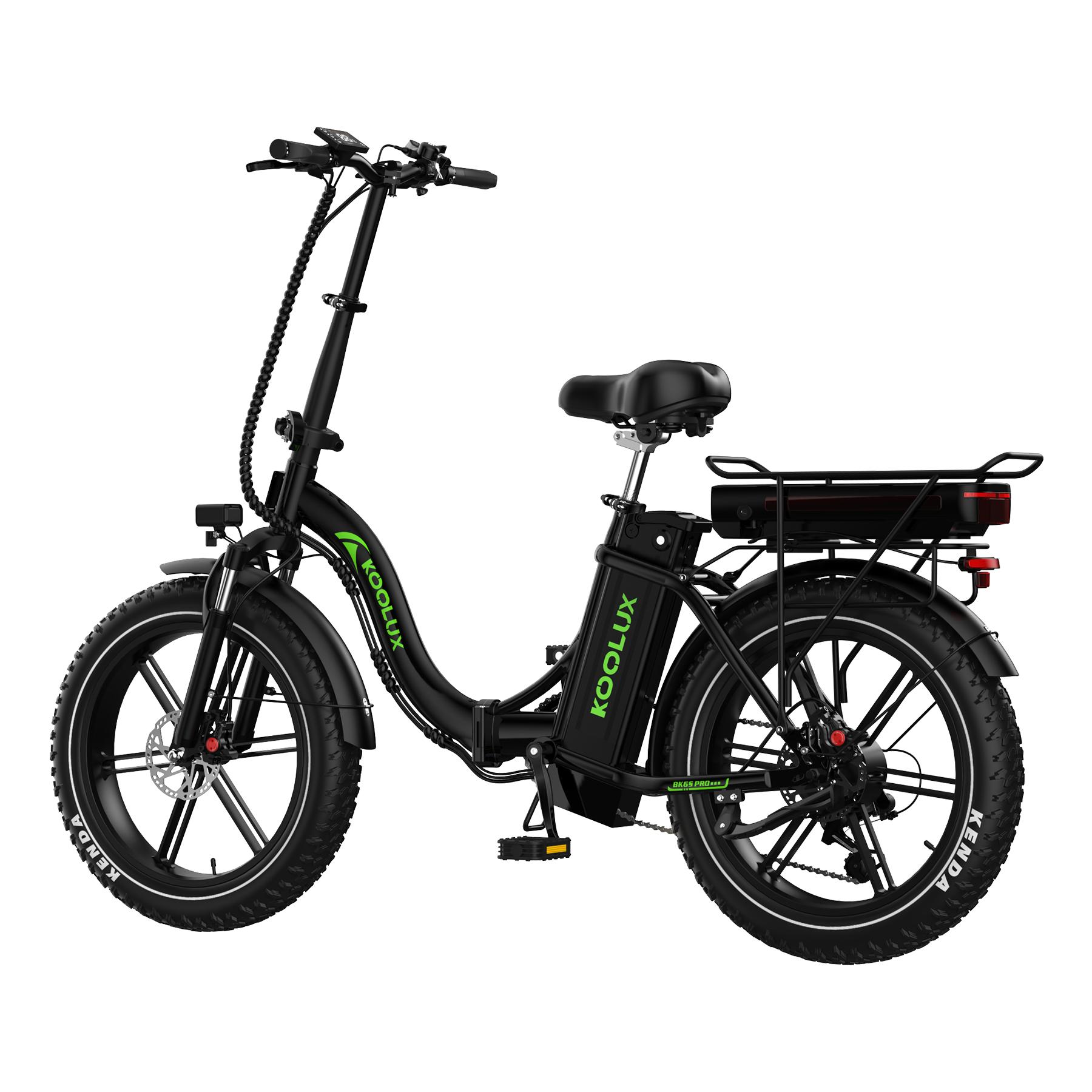 Vélo Électrique Pliant KOOLUX BK6S PRO Avec Selle Batterie 48V23AH Moteur 500W Pneus Gros 20*4.0 Vélo Électrique Adulte Ville Extérieur
