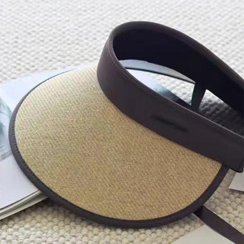 

Шляпа от солнца для женщин Новый стиль Защита всего лица УФ Темперамент На шнуровке Солнцезащитная шляпа для путешествий Adjustable