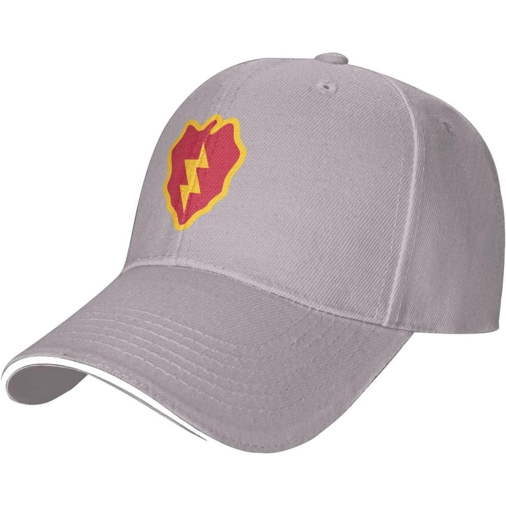 Th Infantry Division Lightning Bolt Baseball Cap Adjustable Sun Hat Casual Polyester Ball Cap