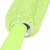 Brosse de Jante de Roue, Brosse de Nettoyage de Roue de Voiture en Microfibre à Long Manche Doux Outil (vert)