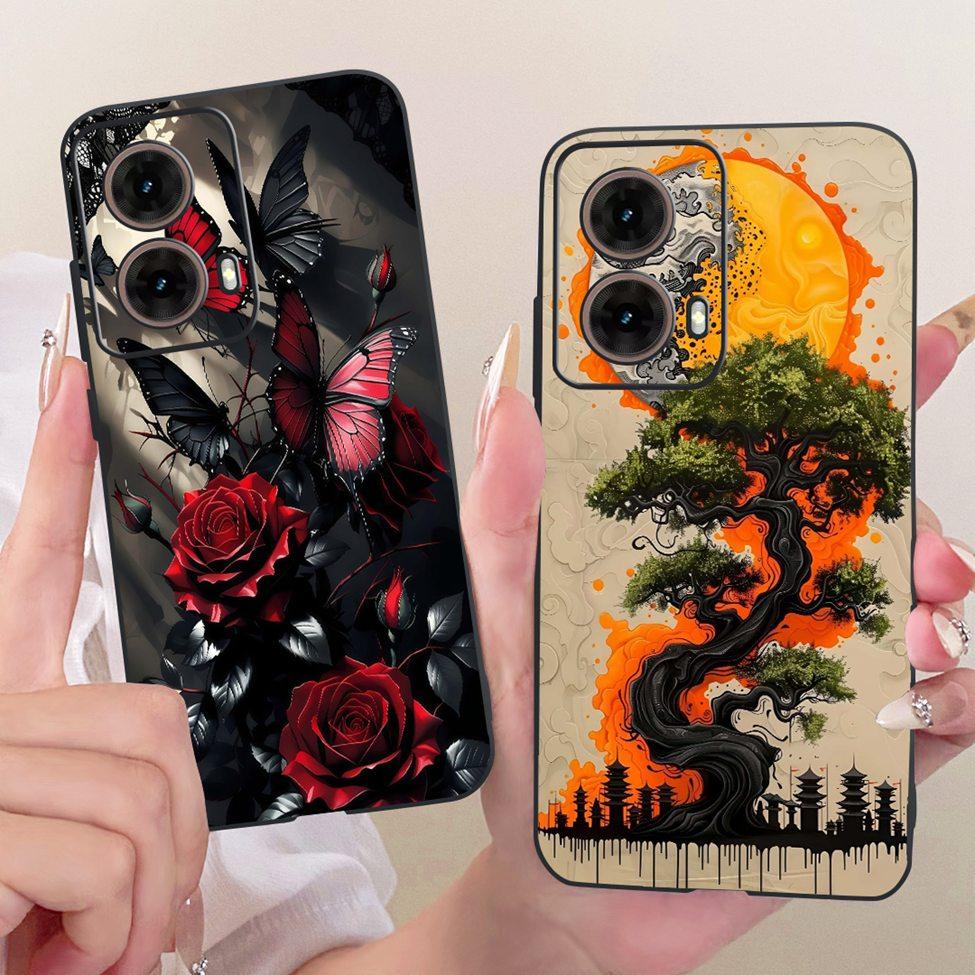 Schutzhülle für Motorola Moto G85 XT2427-3 Silikon, niedlich, modisch, lustig, cool, lackierter Bumper für Motorola G85 Moto G85 Handyhülle