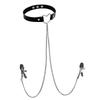 1Pc Nippel Ring Mit Choker Halskette Punk Stil Lange Kette Nippel Barbell Piercing Schmuck