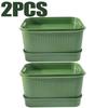 1/2/3x Seed Sprouter Tray with Cover Sprout Dish Growing Pot Seed Germination Tray Soilless Cultivation Germination Nursery Tray