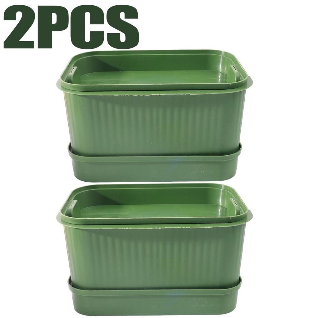 1/2/3x Seed Sprouter Tray with Cover Sprout Dish Growing Pot Seed Germination Tray Soilless Cultivation Germination Nursery Tray