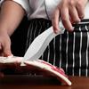 Cuchillo de Deshuesar Carnicero Acero Inoxidable Carne Pescado Frutas Verduras Cortar en Pedazos Rebanar Cuchillo de Chef de Cocina Cuchillo Carnicero con Funda