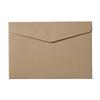 10Pcs European Blank Retro Kraft Paper Envelope 22 * 11cm Self-adhesive White Kraft Paper Envelope Bag