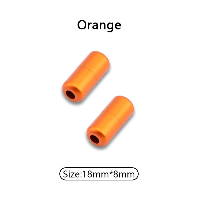 1Pair Matte Metal Shoelaces Locks Capsules Shoelaces Durable buckle Colorful Shoes Accessories Aesthetic Sports Laces Lock