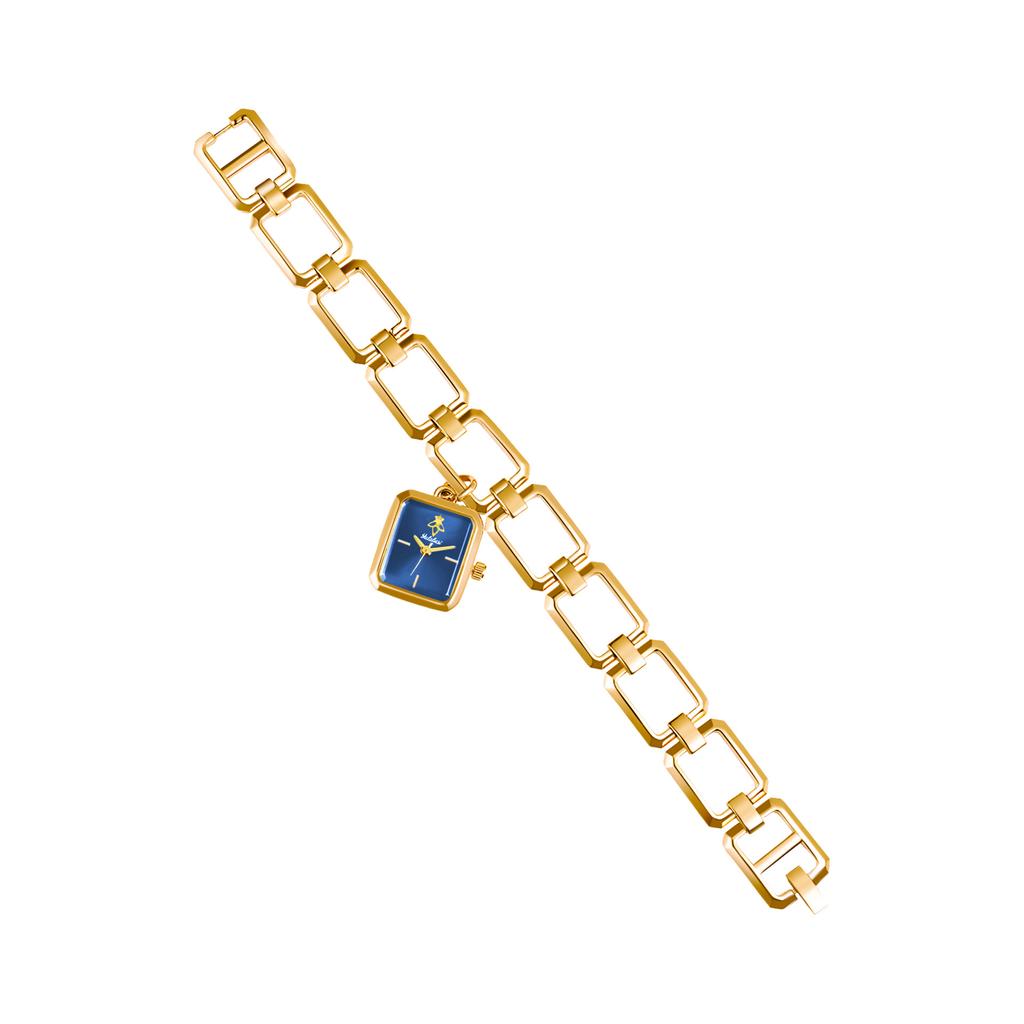 Square Women'S Watch Skeleton Strap Light Luxury Design Pendant Women'S Watch Pendant Bracelet Watch