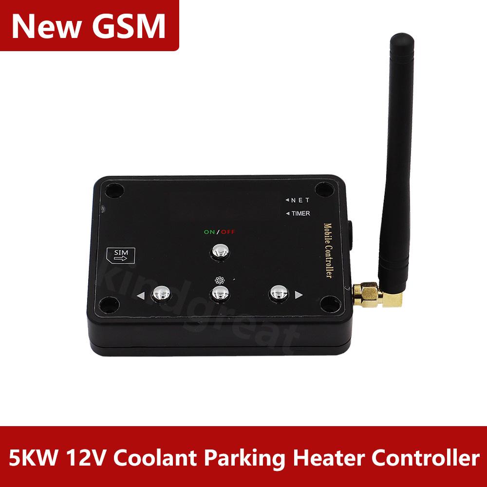 

GSM Phone Controller 5KW 12V Diesel/Gasoline RV Car Hydronic Heater Boat Caravan Motorhome Coolant Parking Heater Controller New GSM