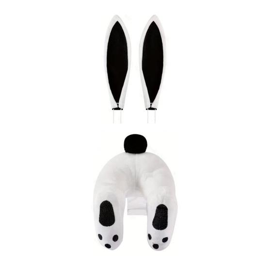 Easter Bunny Ear Butt Decoration Outdoor Yard Lawn Patio Pathway Spring Rabbit Ears Butt Garden Stake Ornament