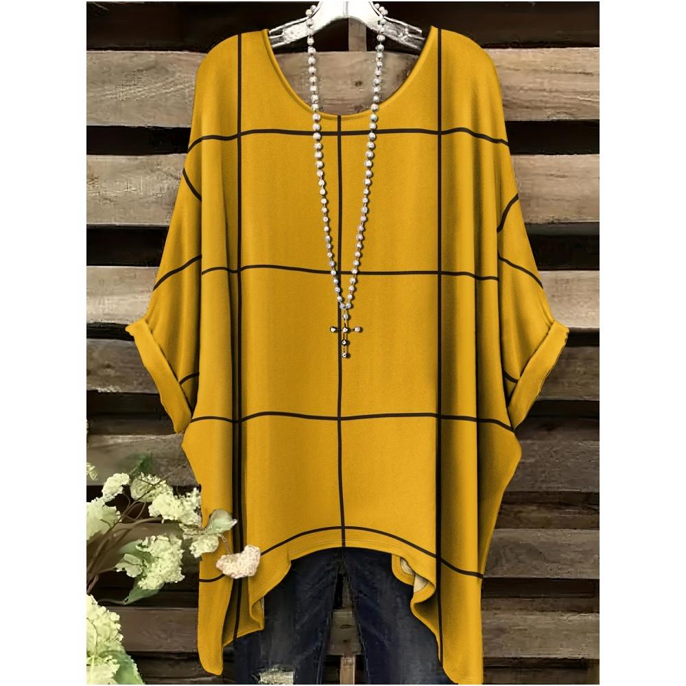 Letnie Proste Koszulki Graficzne z Nadrukiem w Paski Ubrania Moda Damska Vintage Koszulka z Krótkim Rękawem Street Fashion Damski Top