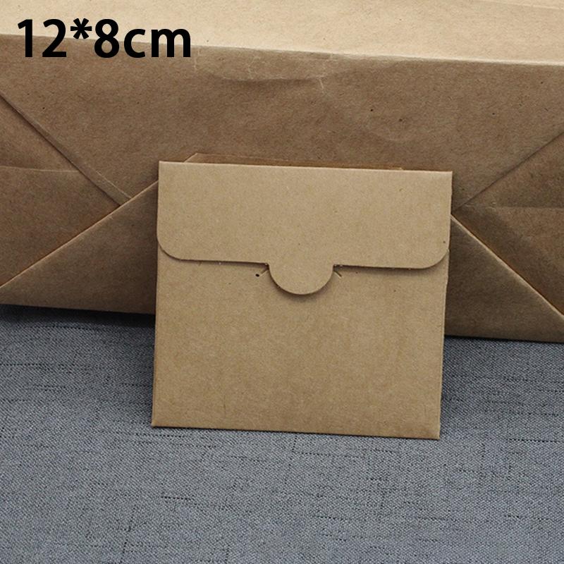 New New Thickened Square Kraft Paper Bags Card Packaging Bags Eco-Friendly Kraft Paper Envelopes