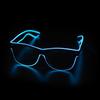 Light Up Led Glasses Neon Party Flashing Glasses EL Wire Glow Gafas Luminous Novelty Gift Glow Sunglasses Bright Light Supplies
