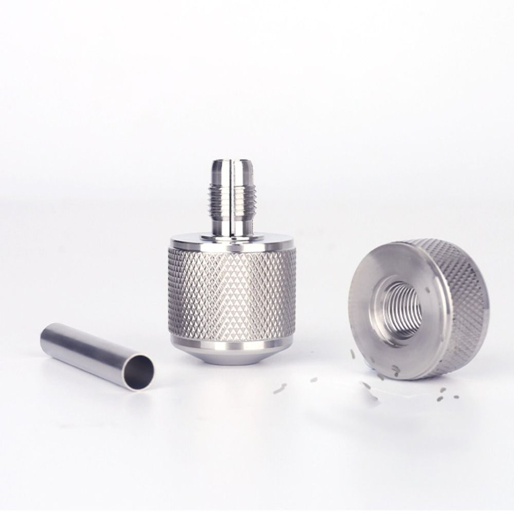 22/25/30mm Tattoo Machine Grip Ergonomic Professional Stainless Steel Tattoo Grip Knurled Handle Durable