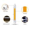 1Pcs Dimmable R7S COB LED Glass Tube 118MM 5W 7W 10W 15W 28W LED Light Bulb AC 220V-240V LED Lamps Warm/White/Neutral Light