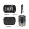 Digital Step Trackers Single Touch Operation Pedometer Step Counter With Large LCD Screen For Walking Running Activity