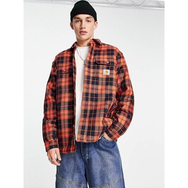 

Оранжевая рубашка в клетку Carhartt WIP arden