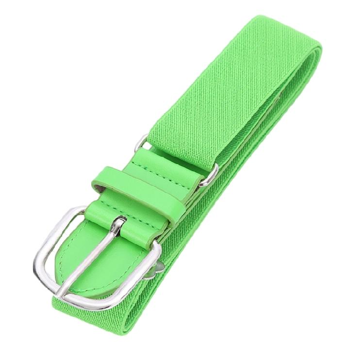 Solid Color Baseball Belt Softball Waist Belt Adjustable Waistband Classical Elastic Waistchain Belt for Teenagers Adult