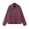 New Fall Women's Clothing Fashion Lapel Long Sleeves Metal Zipper Easiest for Match Pilot Jacket Outwear 0155040