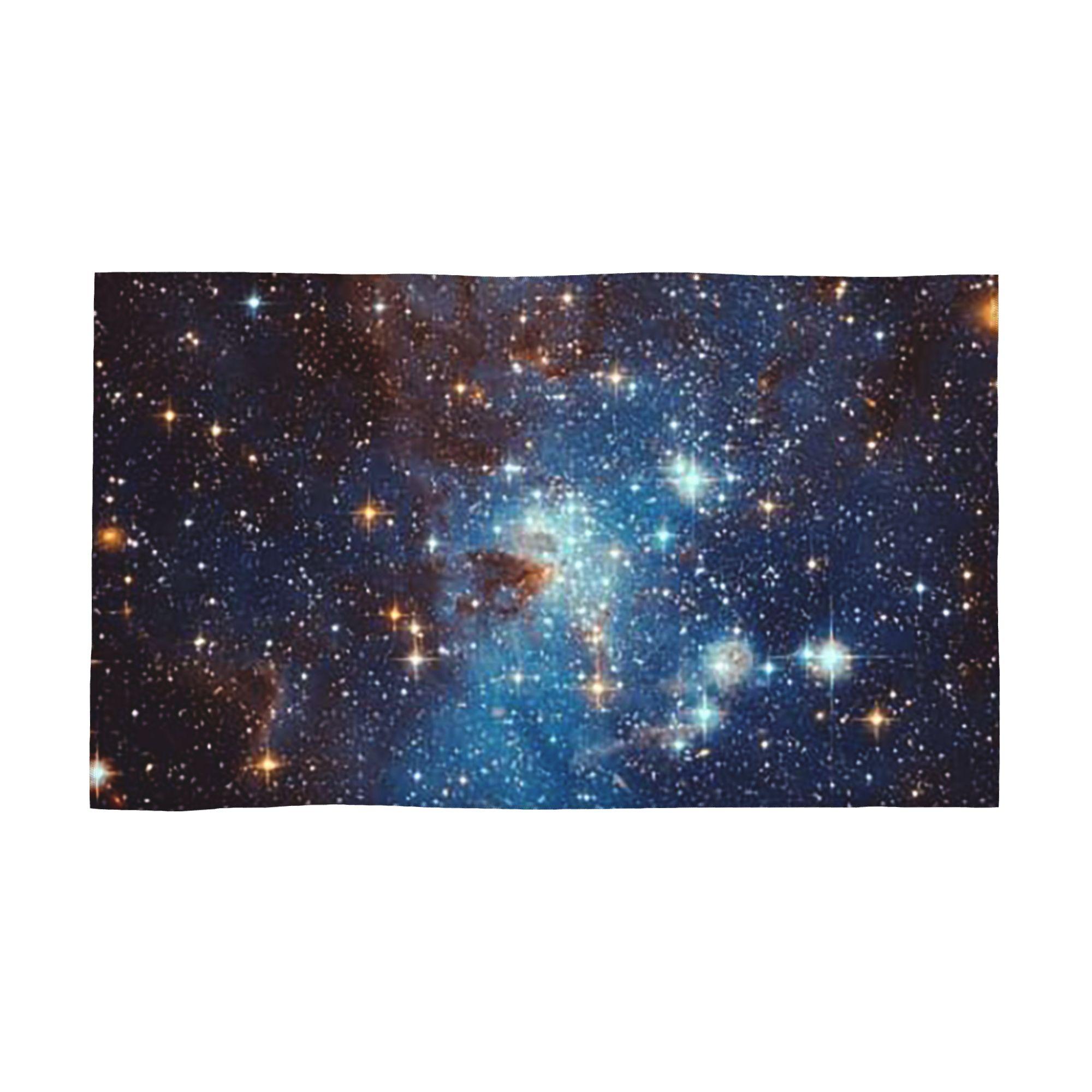 

Blue Nebula Stars Space Soft Face Towel Quick Dry Pool Bath Cotton Towels Absorbent Quick W40*H60(CM)