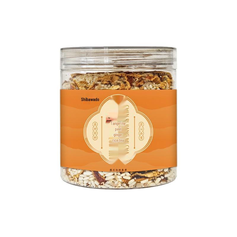 Tangerine Peel & Ginger Rice Tea: New Aromatic Brew with Dried Ginger & Tangerine Peel.