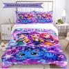 3pcs Duvet Cover Set (1*Duvet Cover + 2*Pillowcase, Without Core), KPop Demon Hunters Print Soft All‑Season Bedding Set, Home Bedroom Decor Gift