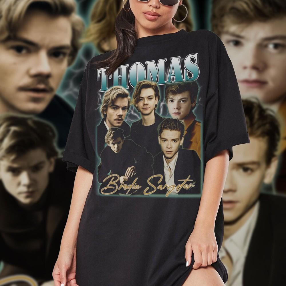 Футболка с Томасом Броди Сангстером, Футболка Томаса Броди, Футболки «Бегущий в лабиринте», Унисекс футболка Анны Фран S