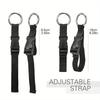 2Pcs Travel Luggage Fixed Strap with Release Buckle Portable Luggage Strap Anti-Theft Backpack External Belt Jacket Holder