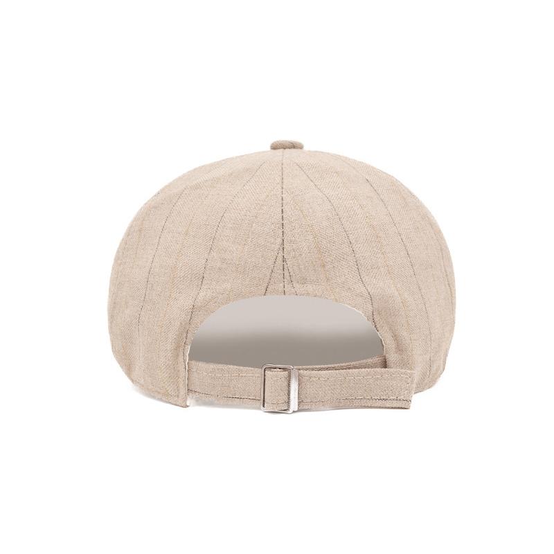 Autumn Winter Striped Beret Men's Retro Warm Forward Cap Painter's Cap Newsboy Cap