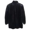 SAGA MINK Mink Fur Fur Coat 13 Black Half Coat Women Used