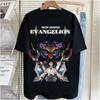 2026 Summer New Arrival Evangelion Pattern Street Style Print ShortSleeve TShirt Y2K Style Suitable for Both Unisex and Unisex