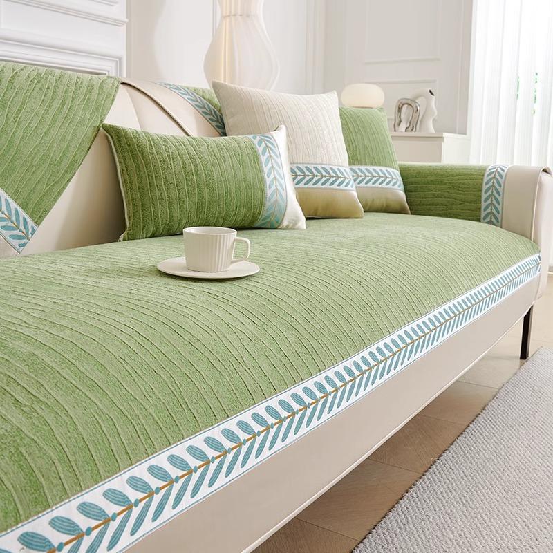 

New Sofa Cushion, High-Grade Non-Slip Seat Cushion, Universal Chenille Sofa Cover Cover Cloth Seat Cushion For All Seasons 70*70cm