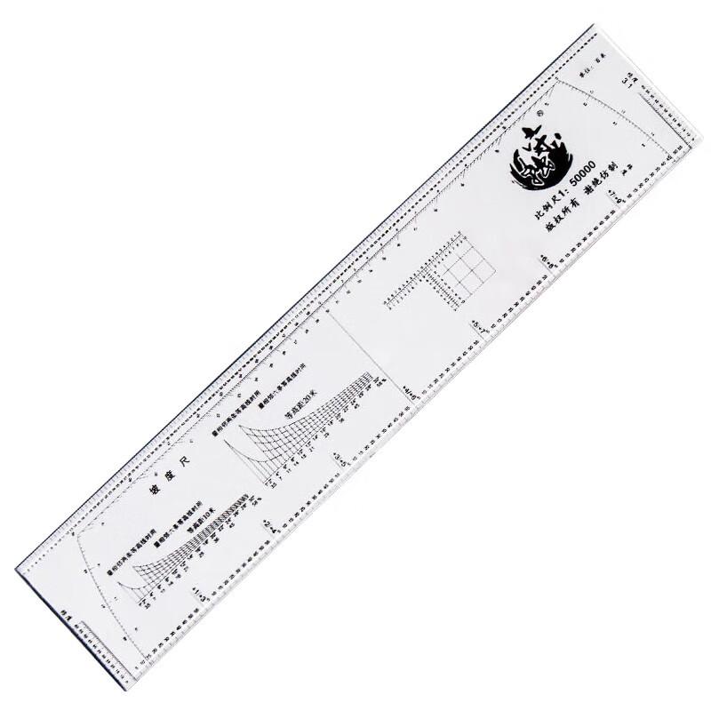 High-Precision Geographic Coordinate & Topography Slope Ruler