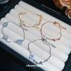 Mori small fresh zircon opal bracelet flower sweet temperament versatile bracelet light luxury high-end jewelry women